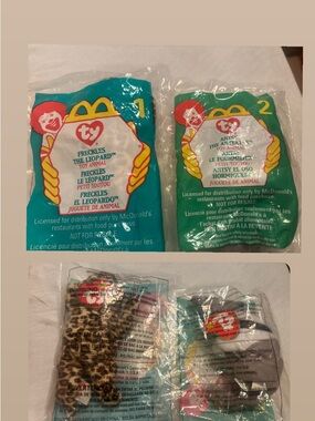 Vintage McDonald’s Ty Beanie Babies Happy Meal Toys Lot (9/12)